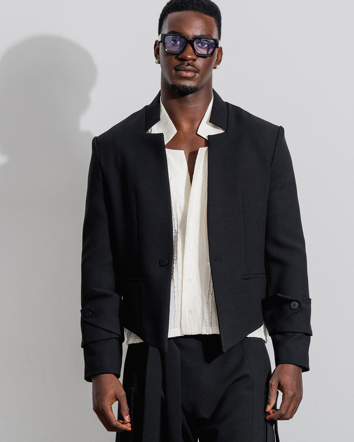 Star Neck Cardigan Buttoned