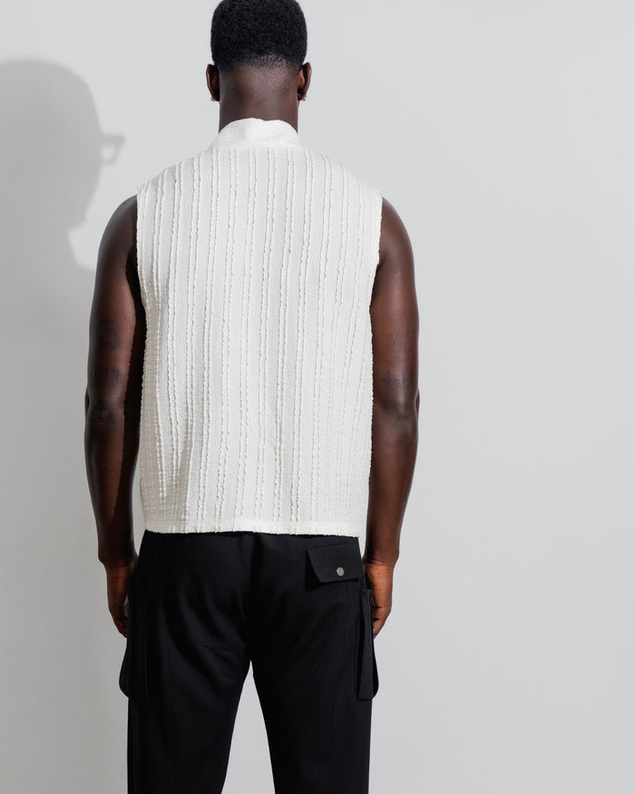 Star Neck Cardigan Buttoned