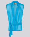 Star Neck Cardigan Sleeveless