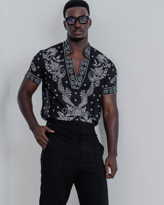 Signature Star Neck Shirt