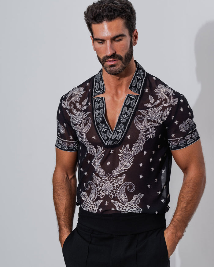 Signature Star Neck Shirt