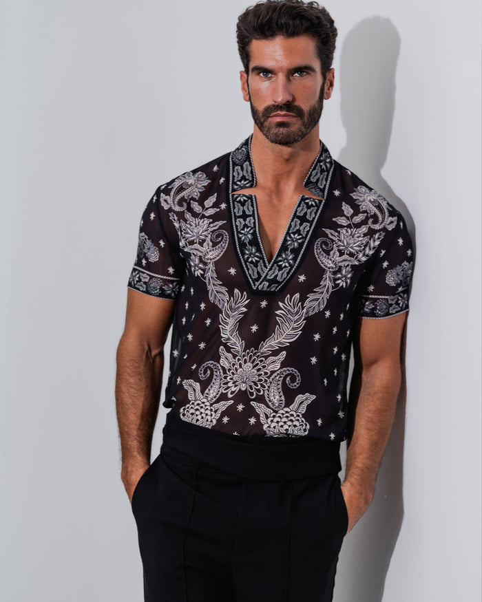 Signature Star Neck Shirt