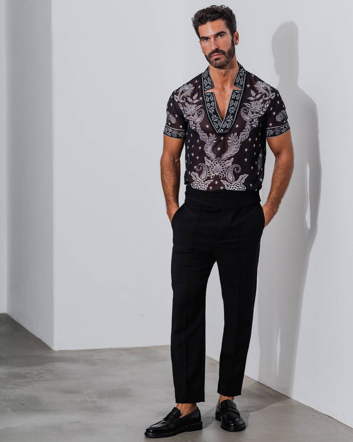 Signature Star Neck Shirt