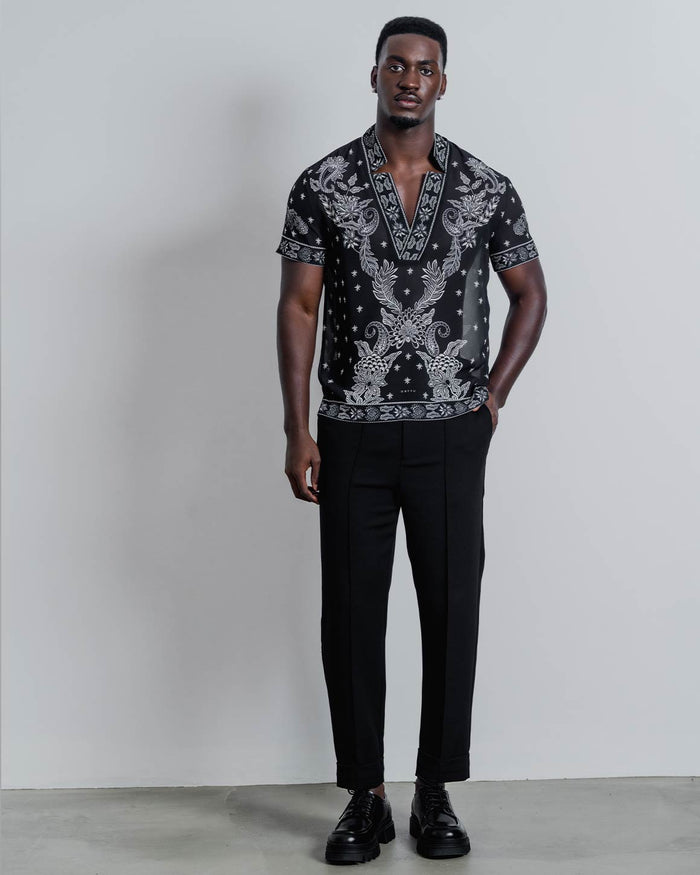 Signature Star Neck Shirt