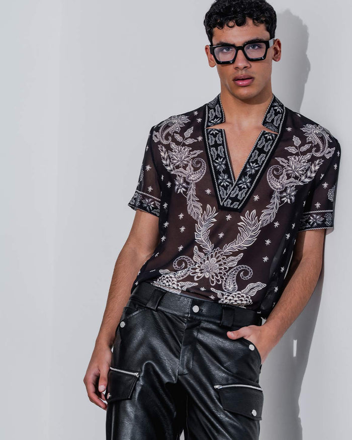 Signature Star Neck Shirt