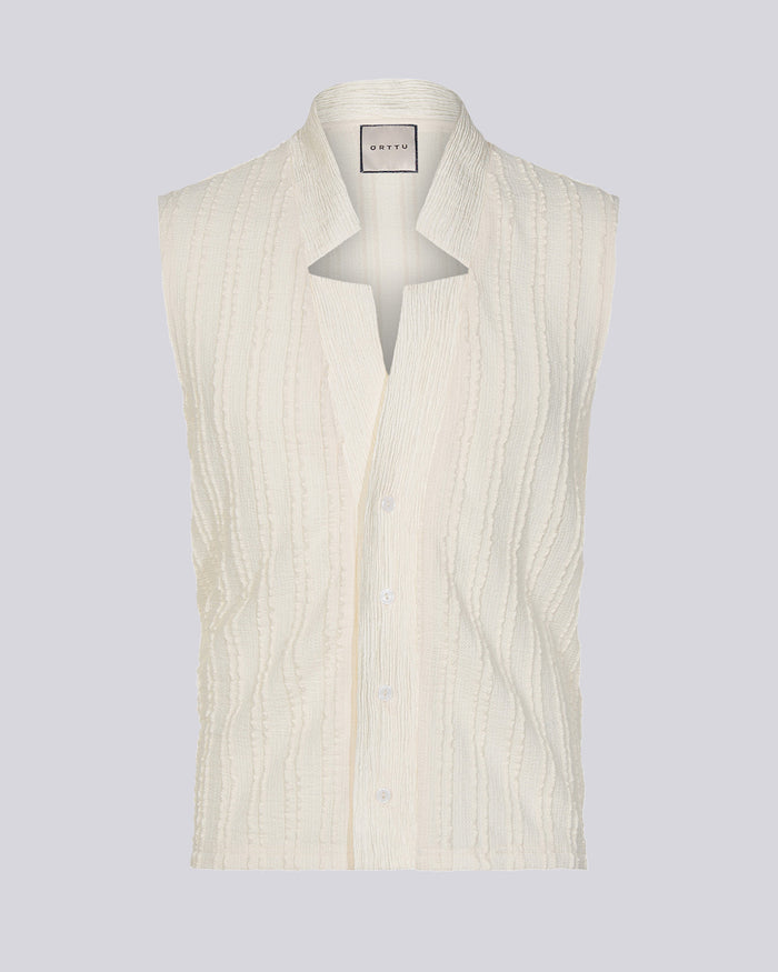 Star Neck Cardigan Buttoned