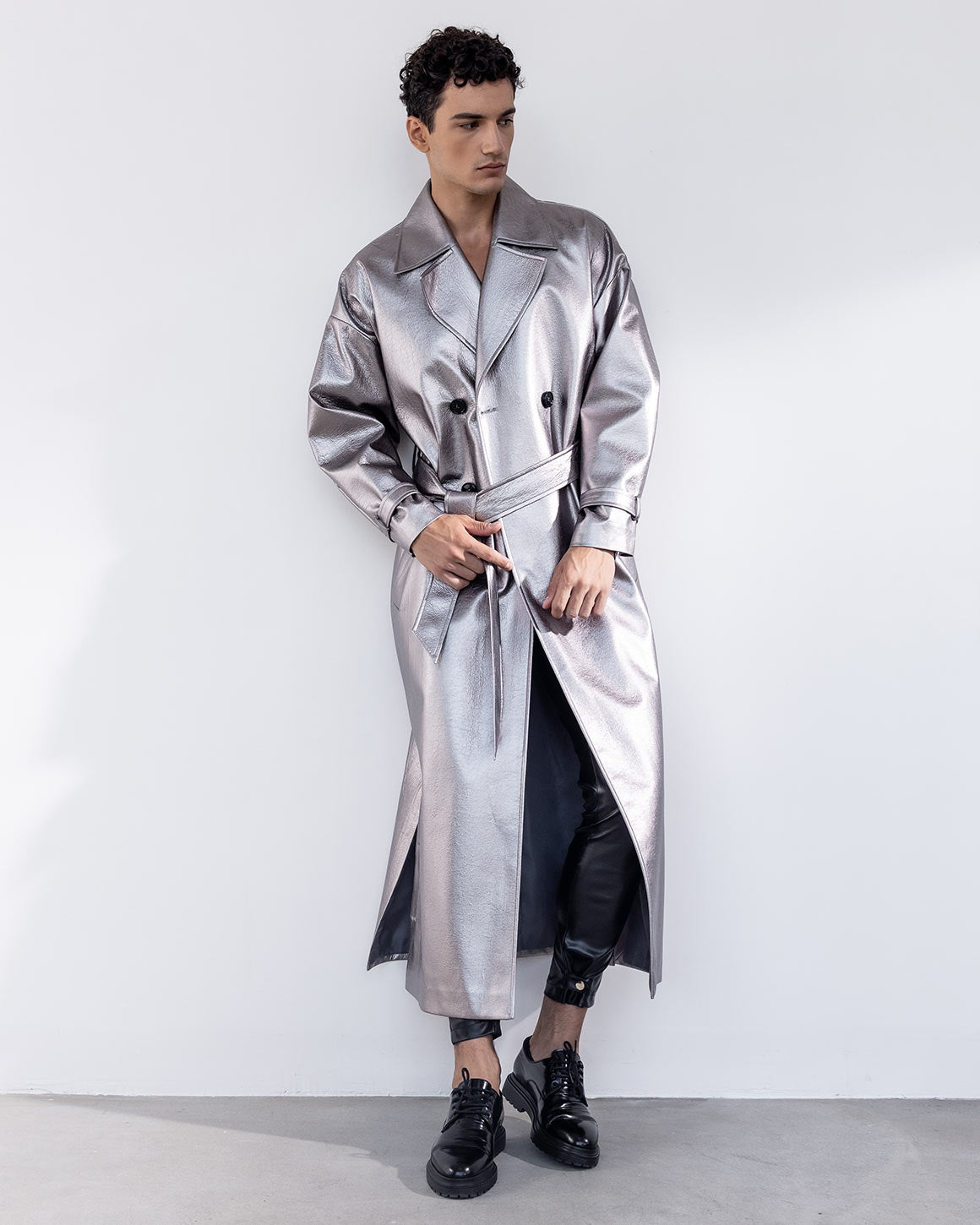 ARGUE ESSENTIAL WIDE OVER TRENCH COAT - アウター