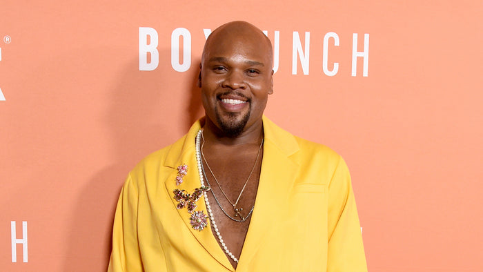 Actor Michael James Scott as BoxLunch Awards ceremony.