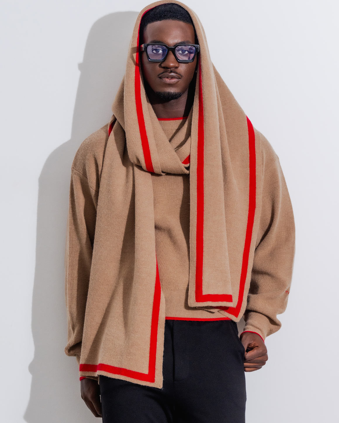 ニット/セーター AMERI  HANG SCARF  KNIT Ameri VINTAGE - Ameri VINTAGE☆HANG SCARF KNIT トップス セーターの
