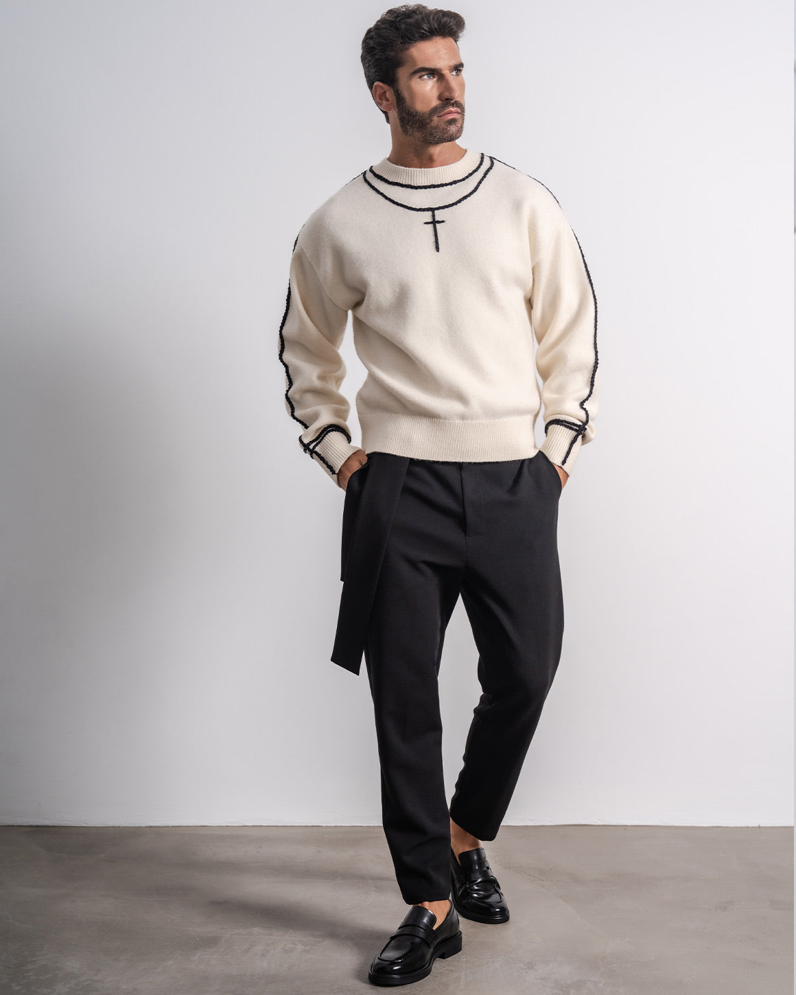 Cross Oversized Sweater – ORTTU