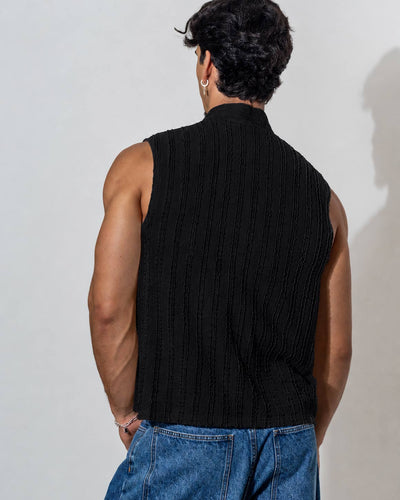 Star Neck Cardigan Buttoned