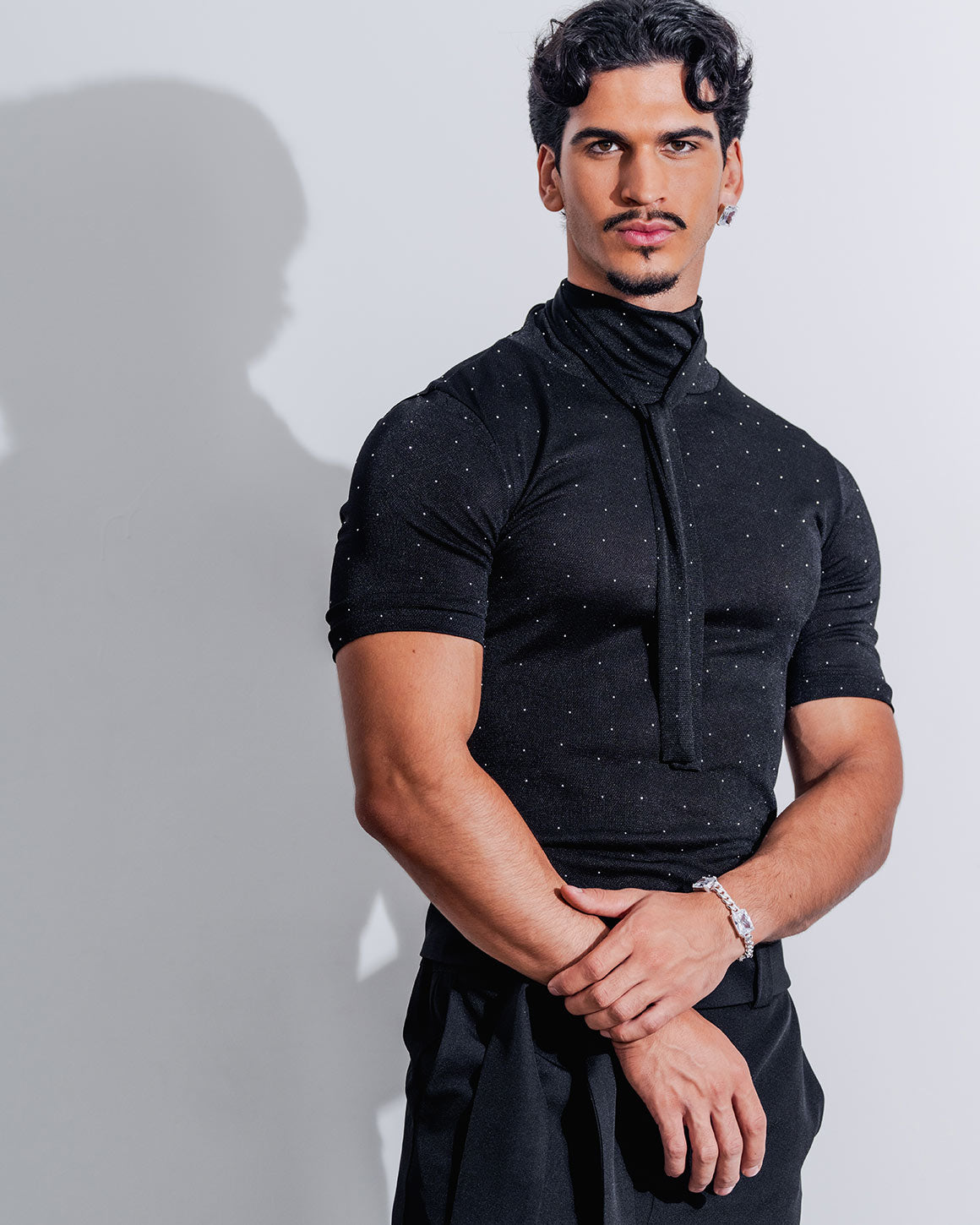 Copper Rhinestone Top – ORTTU