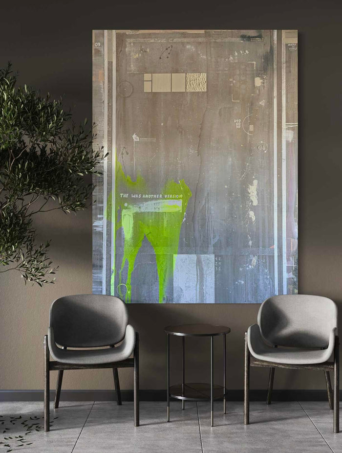 Project #02 - Concrete Taupe / Acid Lime