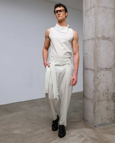 Roberto Pants Grey Striped