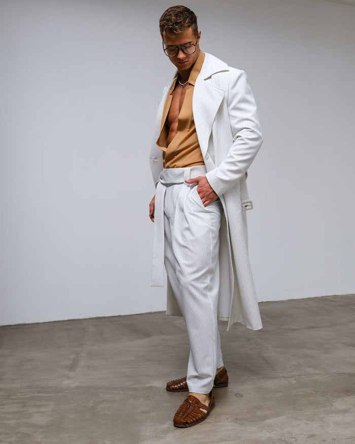 Roberto Pants Grey Striped