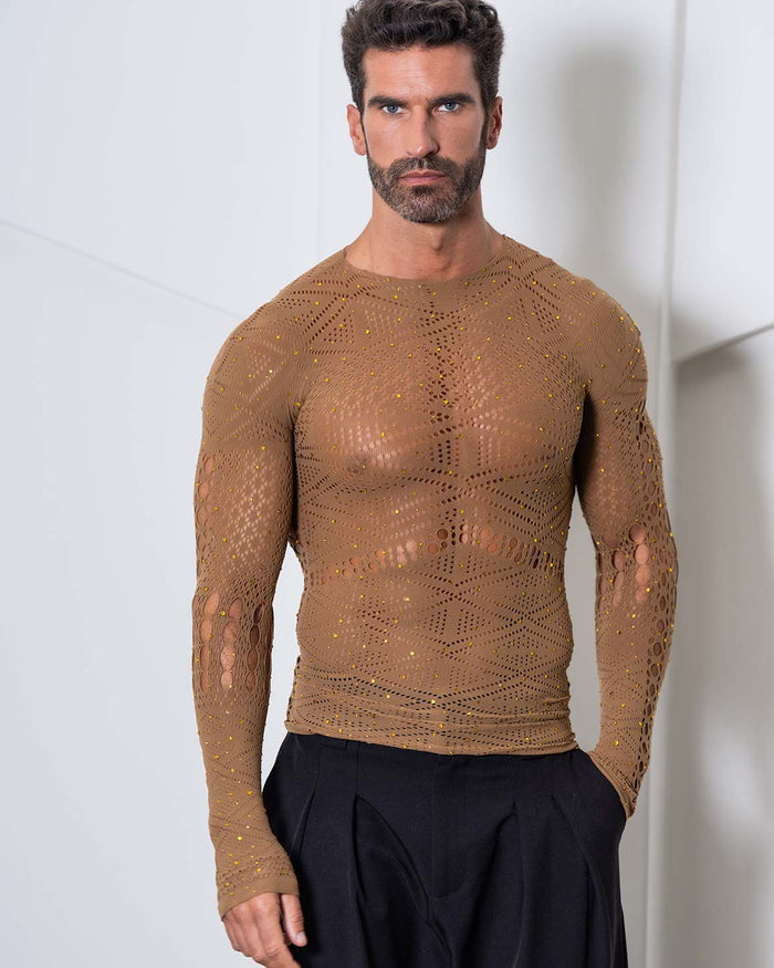 Tyler Rhinestone Top