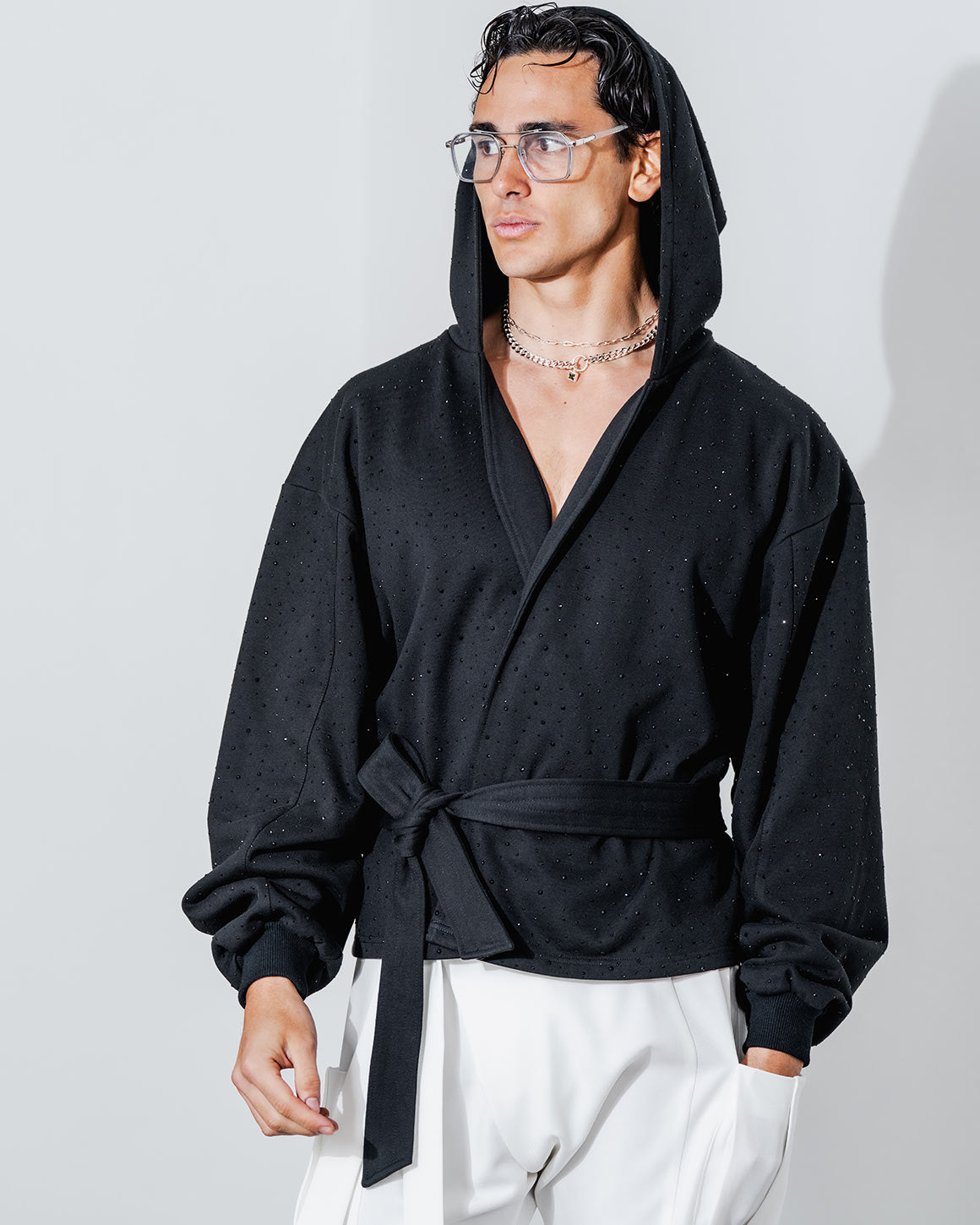 Kai Rhinestone Cardigan – ORTTU