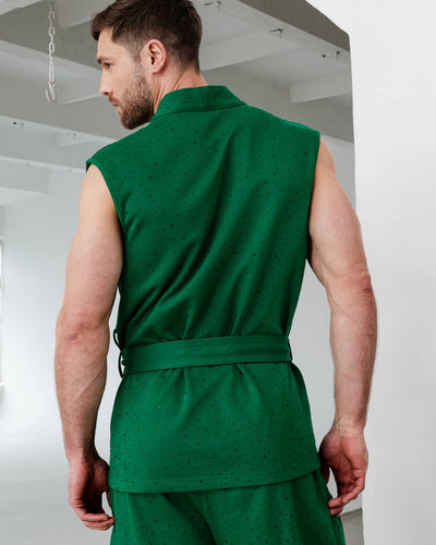 Marius Rhinestone Vest