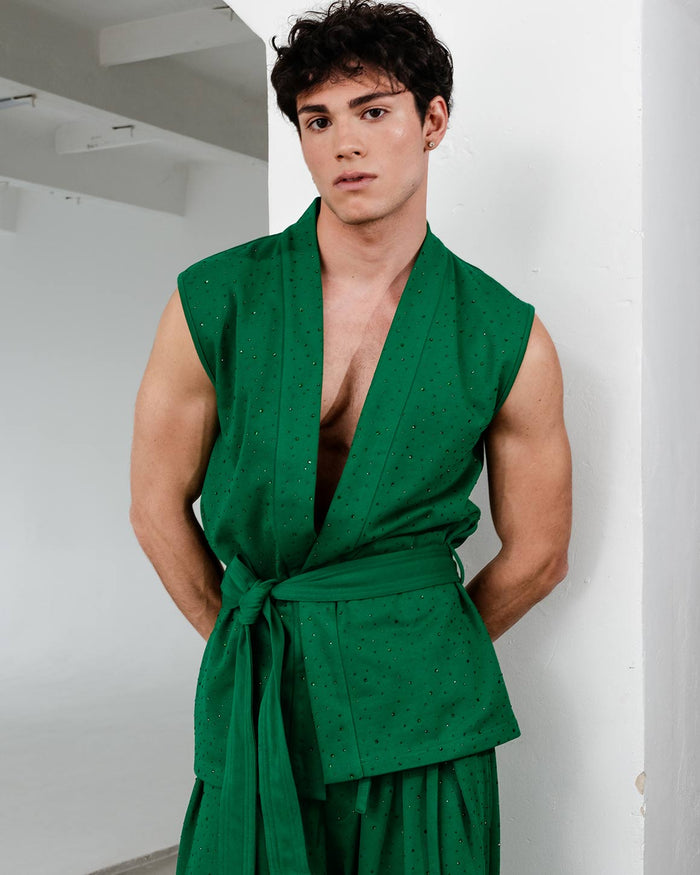 Marius Rhinestone Vest