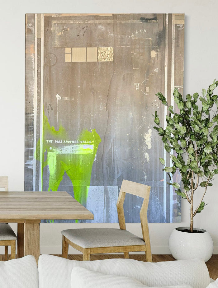 Project #02 - Concrete Taupe / Acid Lime