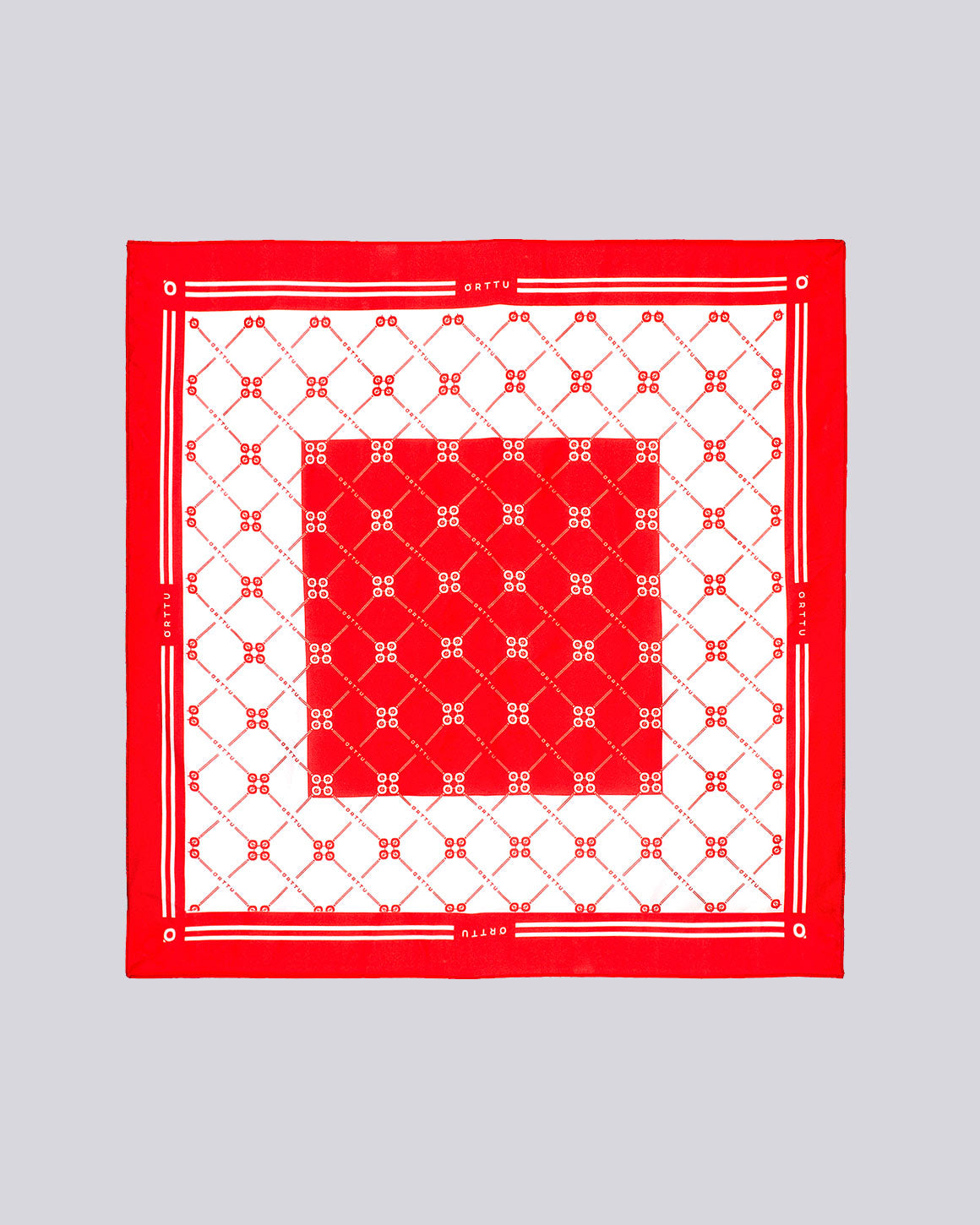 Monogram Scarf Red – ORTTU