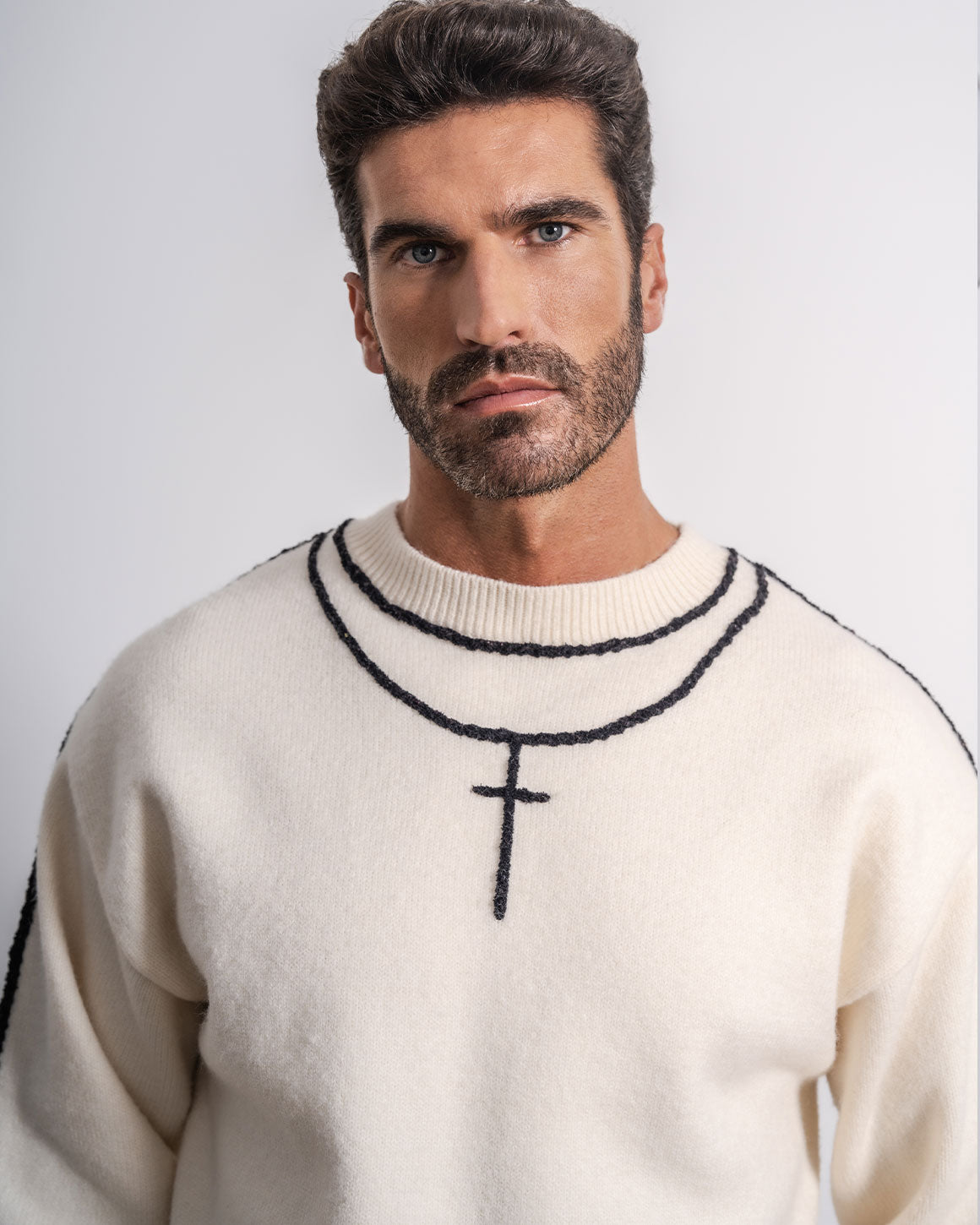Cross Oversized Sweater – ORTTU