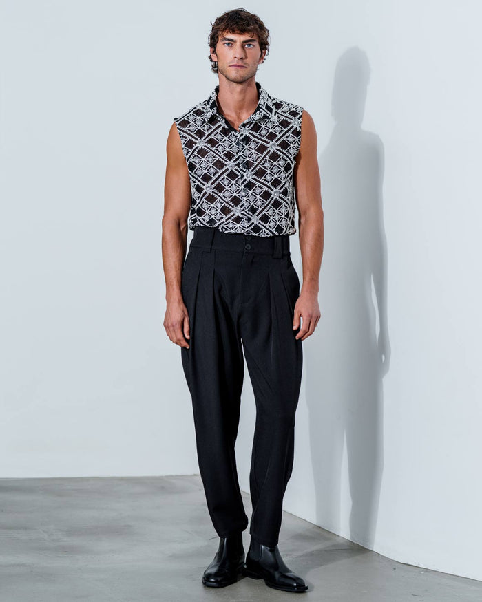 Joseph Shirt Rhinestone & Pearls