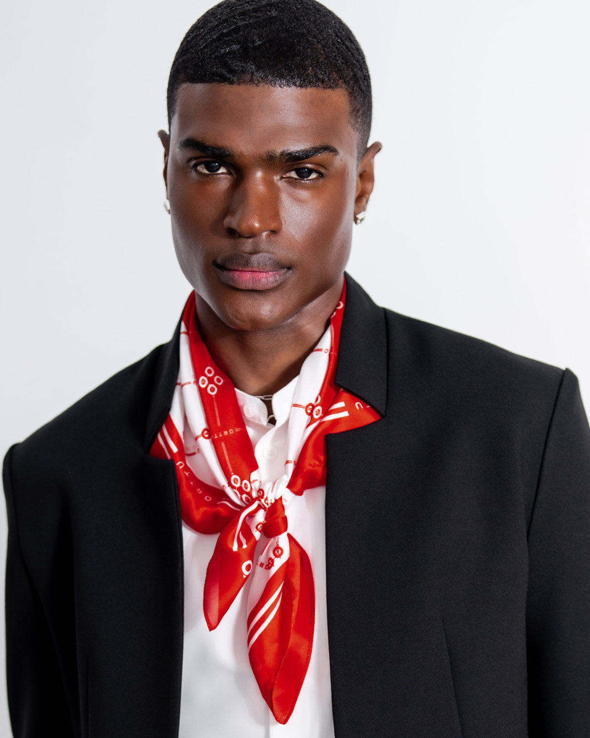 Monogram Scarf Red – ORTTU