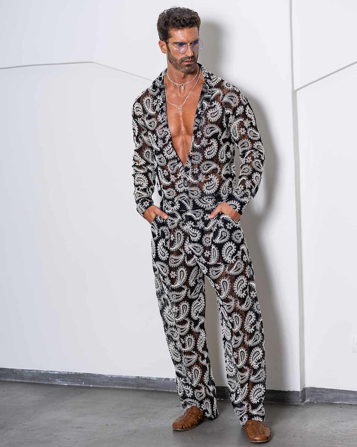 Owen Pants with Embroidery