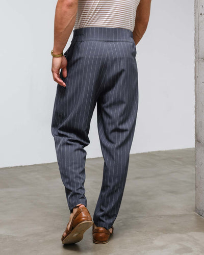 Federico Pants Grey Striped
