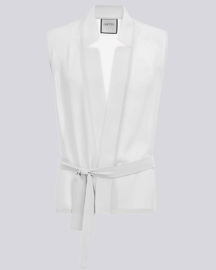 Star Neck Cardigan Sleeveless