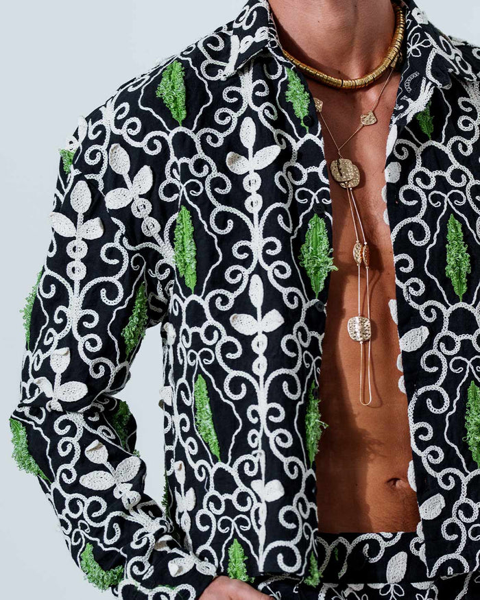 Elias Embroidery Shirt