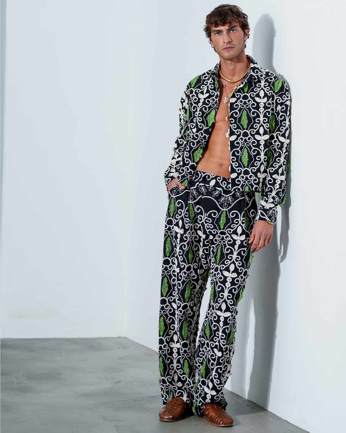 Elias Embroidery Pants
