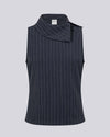 Lyon Top Grey striped