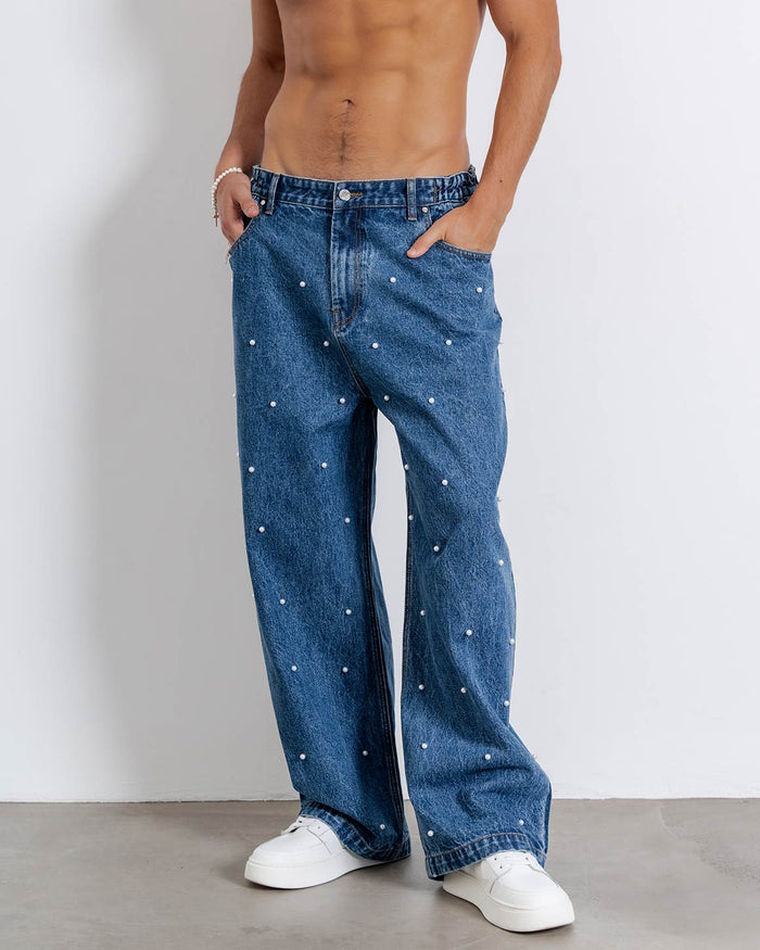 Walker Loose Jeans Pearls