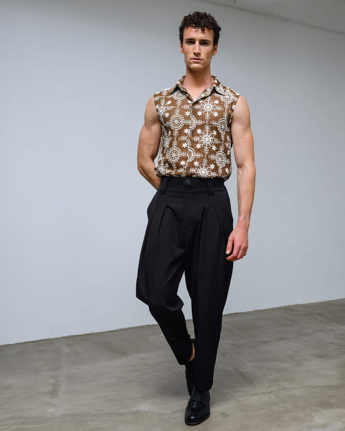Joseph Shirt Rhinestone & Pearls
