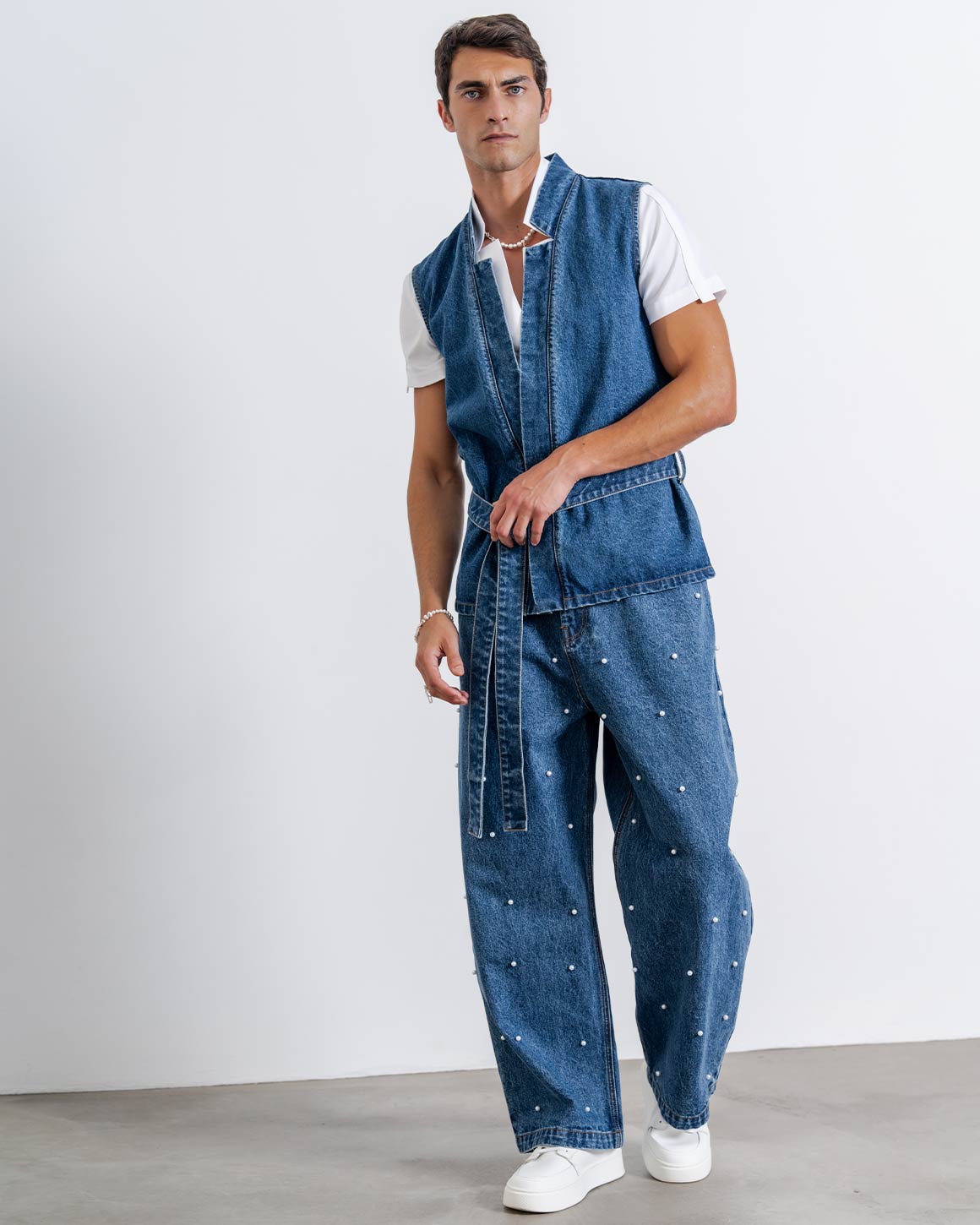 Walker Loose Jeans Pearls – ORTTU