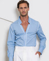Slim Fit Star Neck Shirt Cotton