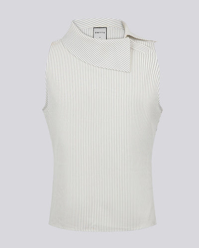 Lyon Top Grey Striped