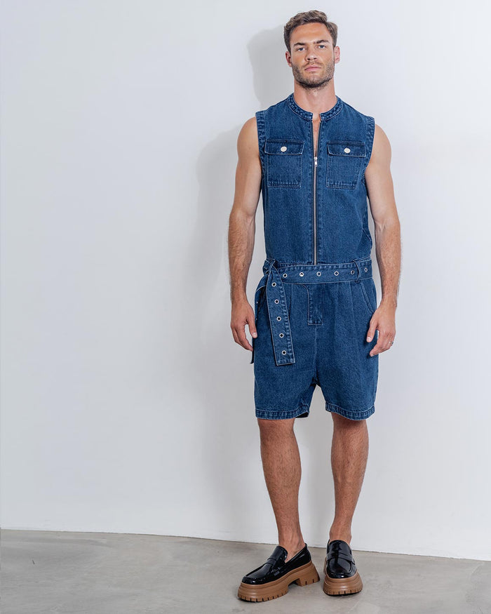 Walker Denim Jumpsuit