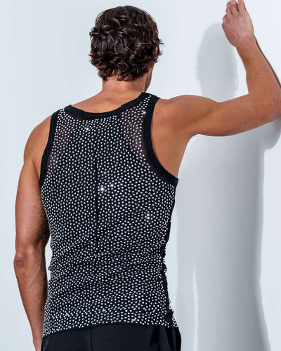 Alejandro Rhinestone Tank Top