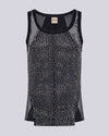 Alejandro Rhinestone Tank Top