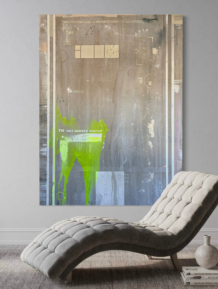 Project #02 - Concrete Taupe / Acid Lime