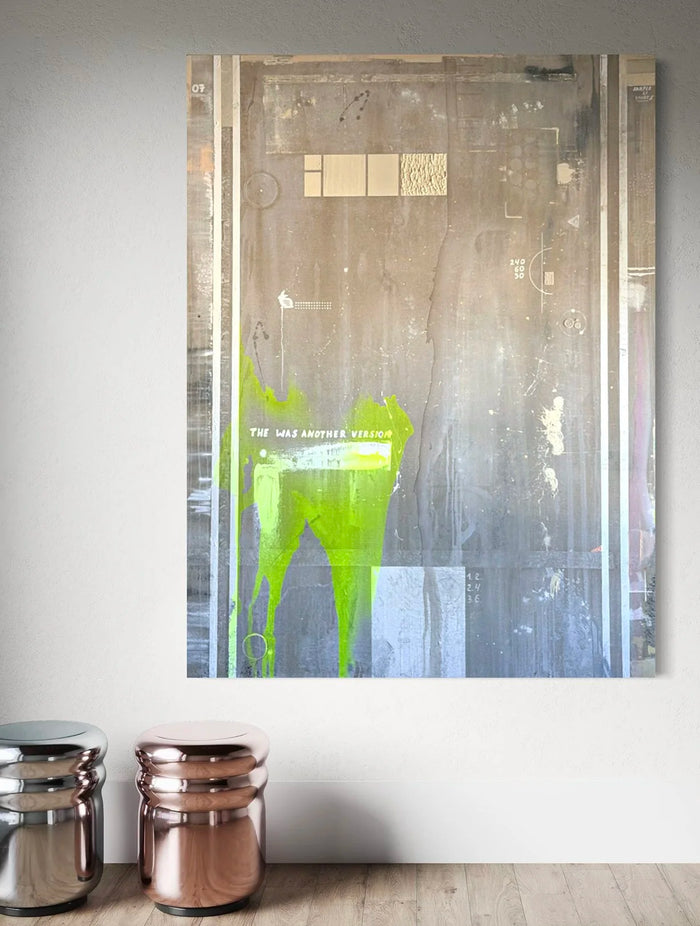 Project #02 - Concrete Taupe / Acid Lime
