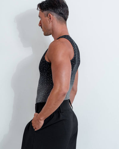 Gradient Rhinestone Tank Top