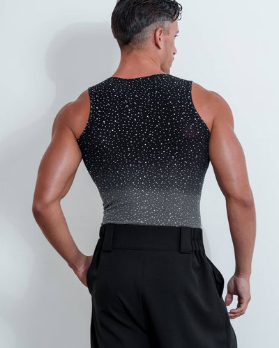 Gradient Rhinestone Tank Top