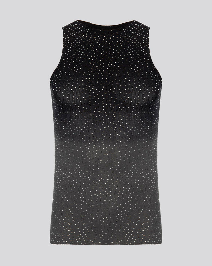 Gradient Rhinestone Tank Top
