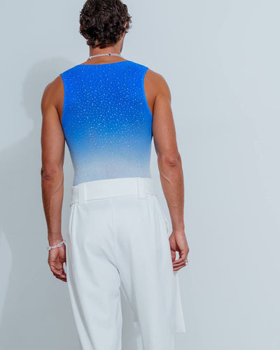 Gradient Rhinestone Tank Top