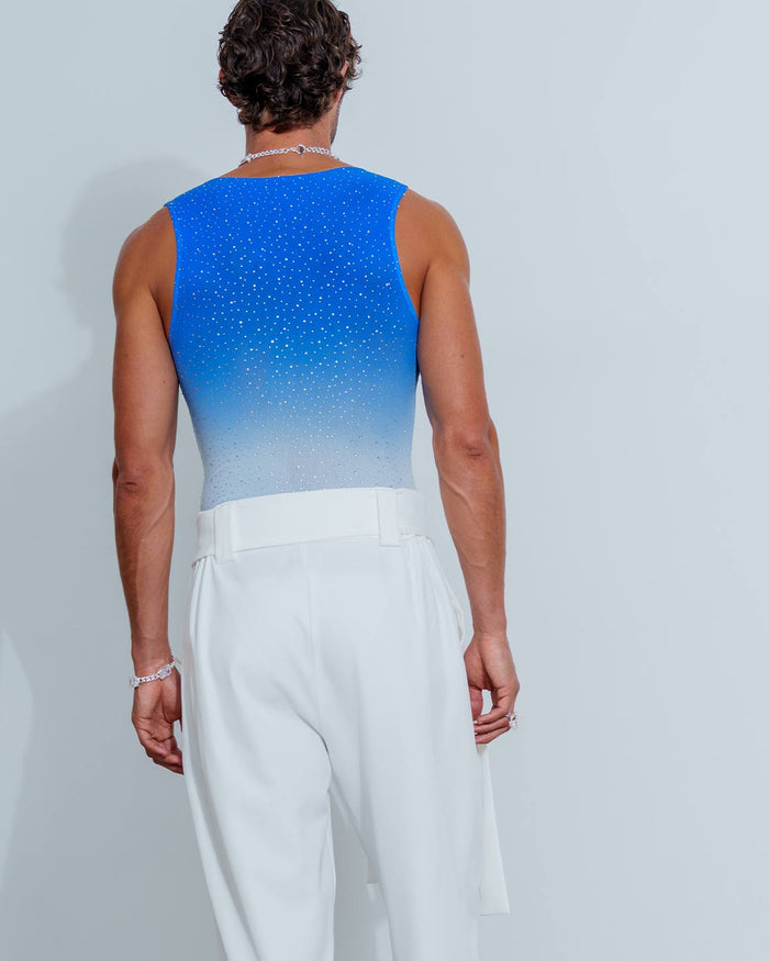 Gradient Rhinestone Tank Top