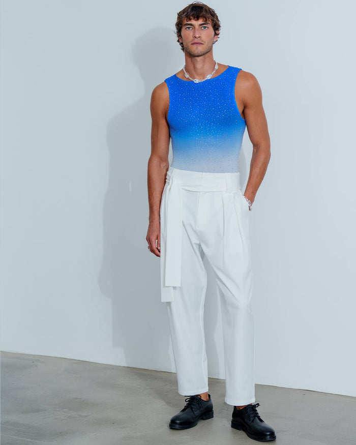 Gradient Rhinestone Tank Top